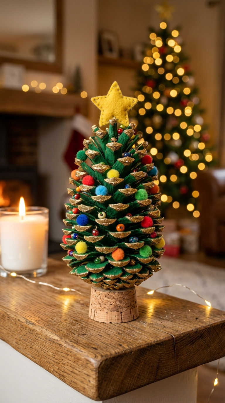 Pinecone Christmas Trees
