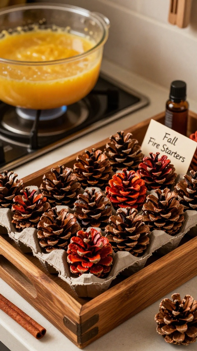 Pinecone Fire Starters