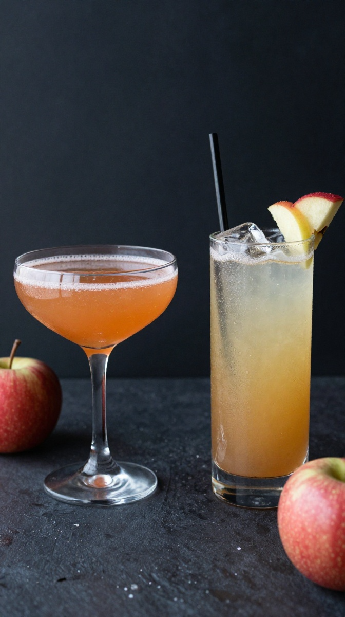 Poison Apple Sparkler Cocktails Mocktails