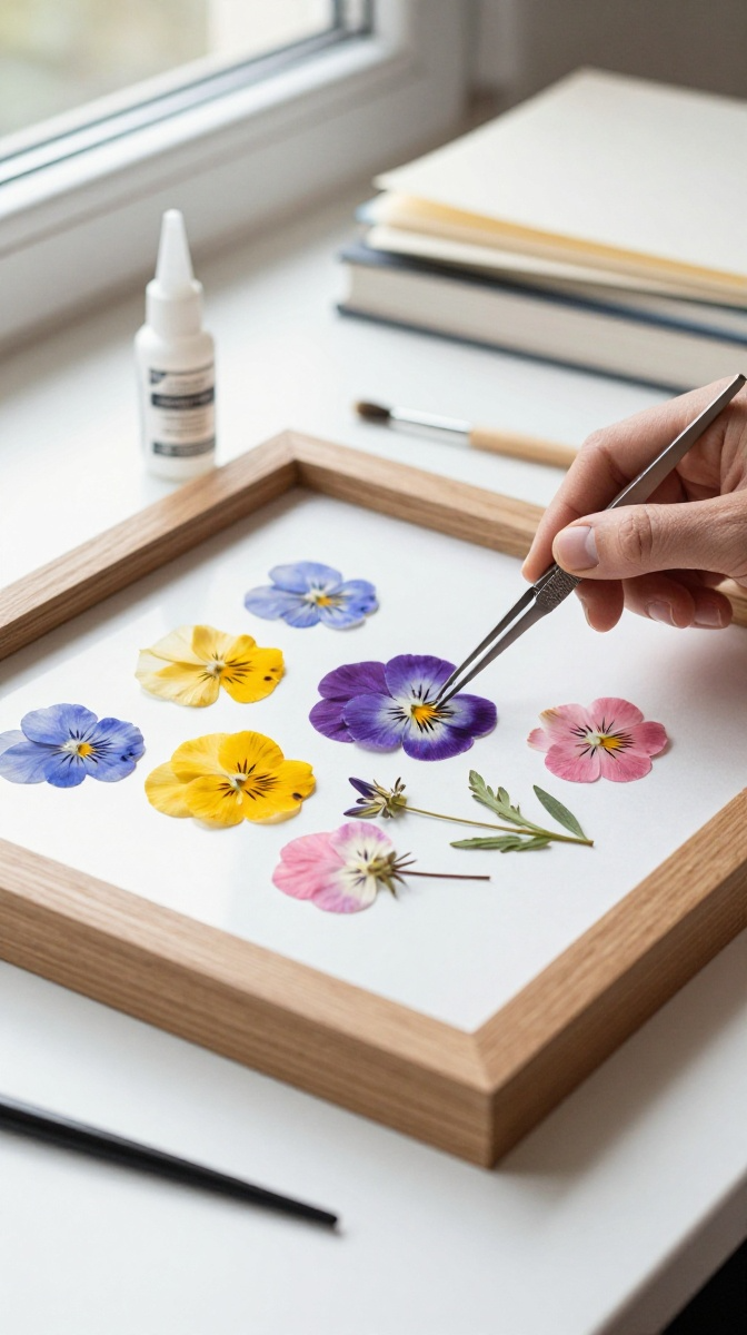 Pressed Flower Wall Art