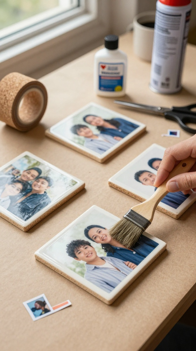 Project 2 Custom Photo Coasters