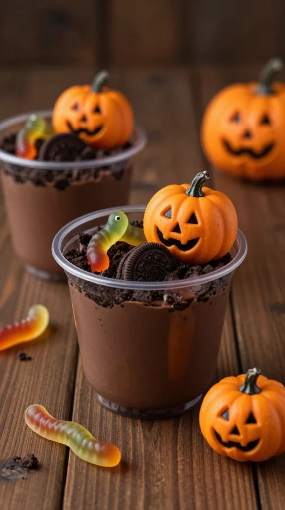 Pumpkin Patch Dirt Cups