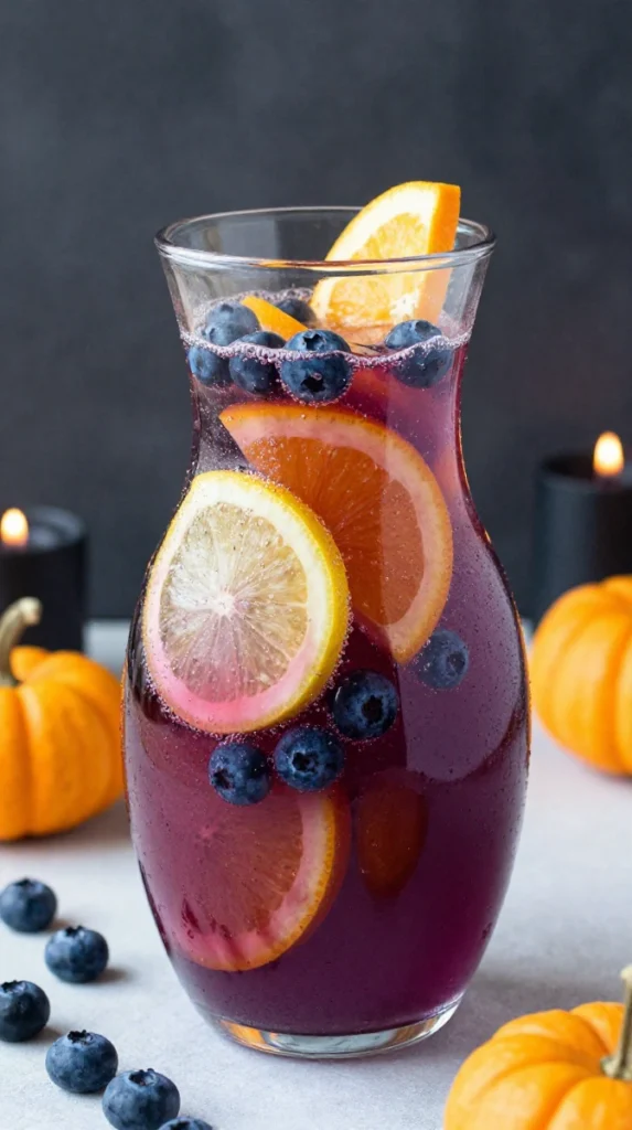 Purple Blueberry Citrus Punch