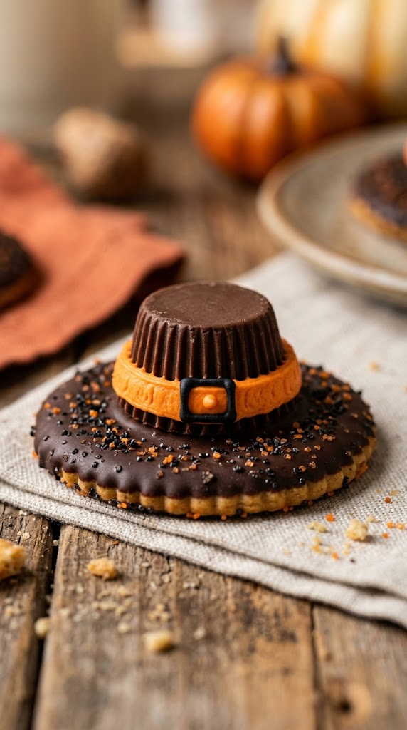 Salty-Sweet Peanut Butter Cup Witch Hats