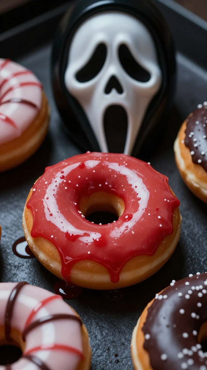 Slasher Movie Blood-Dipped Donuts