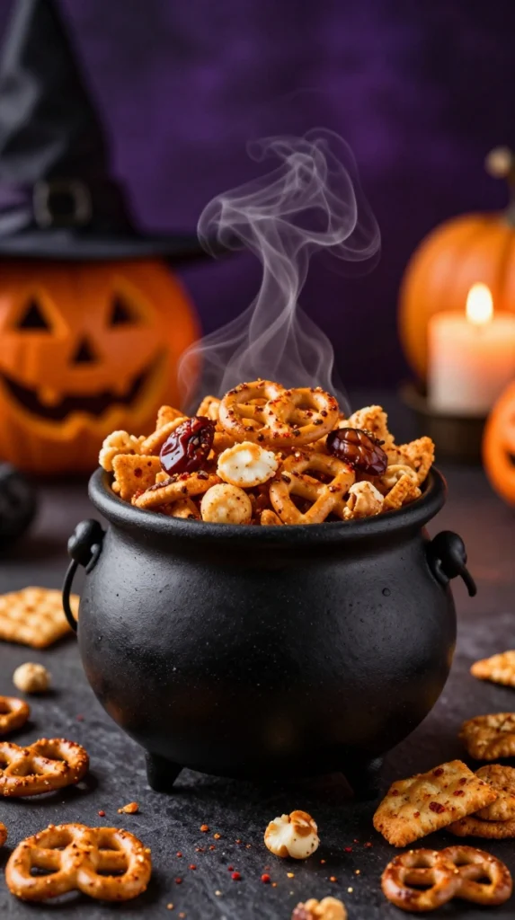 Spicy Witch’s Cauldron Chex Mix