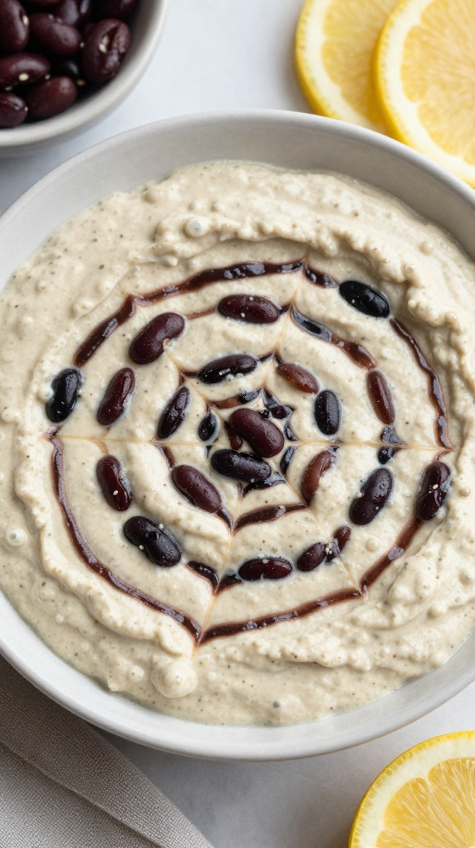 Spiderweb Black Bean Dip