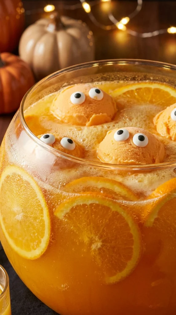 Spooky Orange Monster Punch