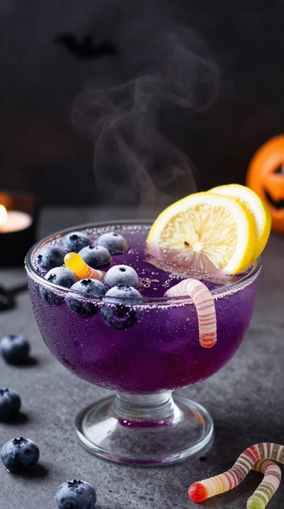 Spooky Purple Grape Halloween Punch