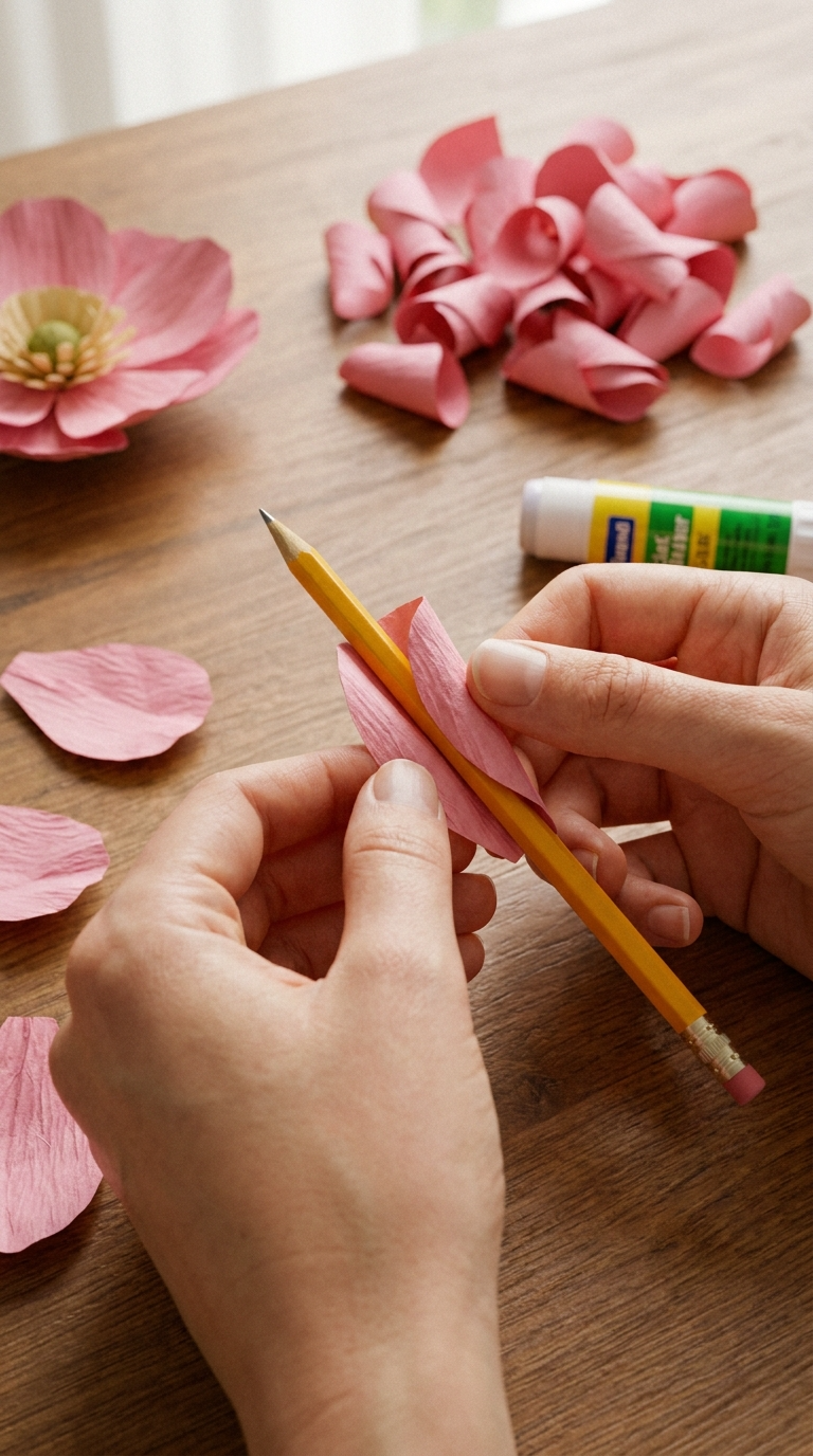 Step-by-Step How to Make Paper Flowers
