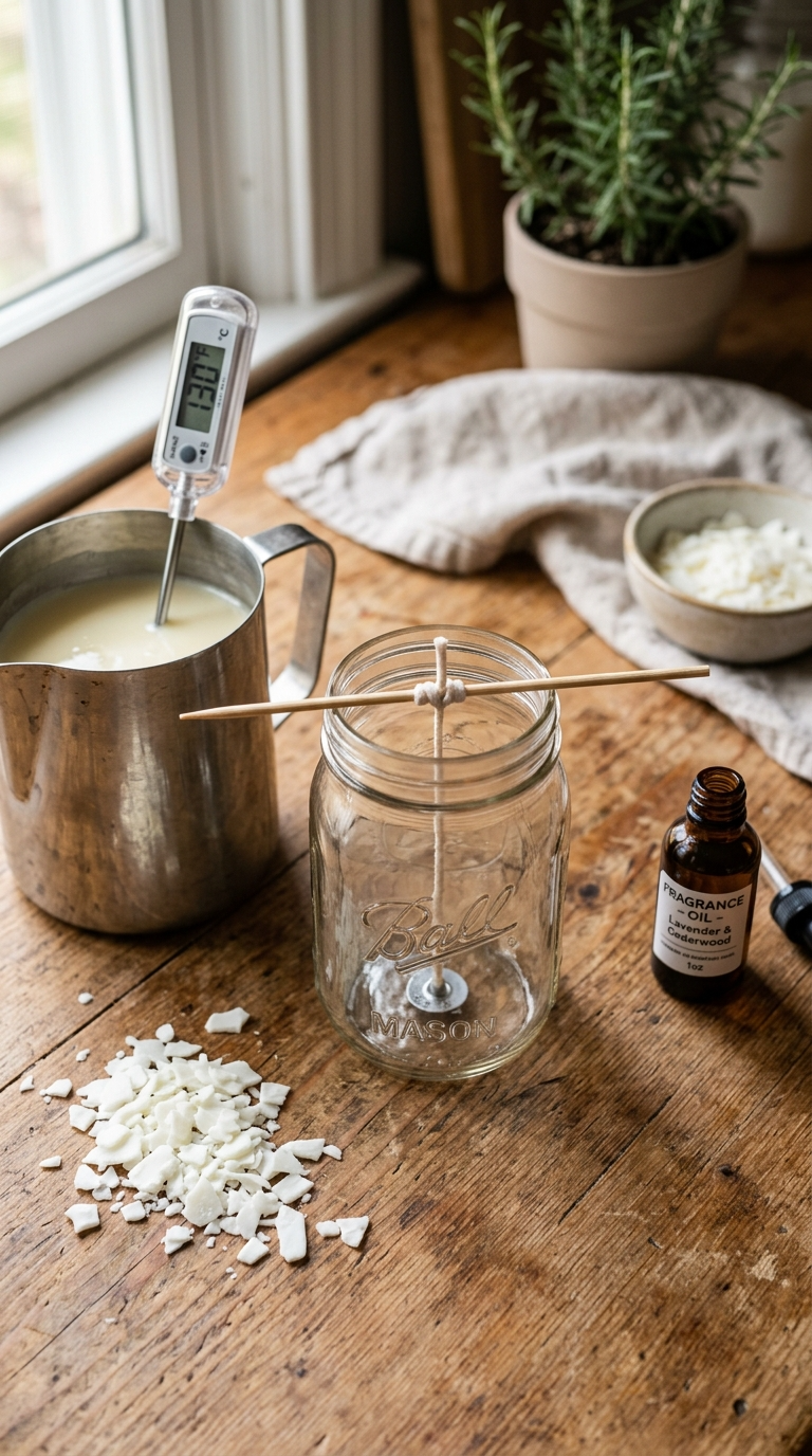 Step-by-Step How to Make a Basic Jar Candle