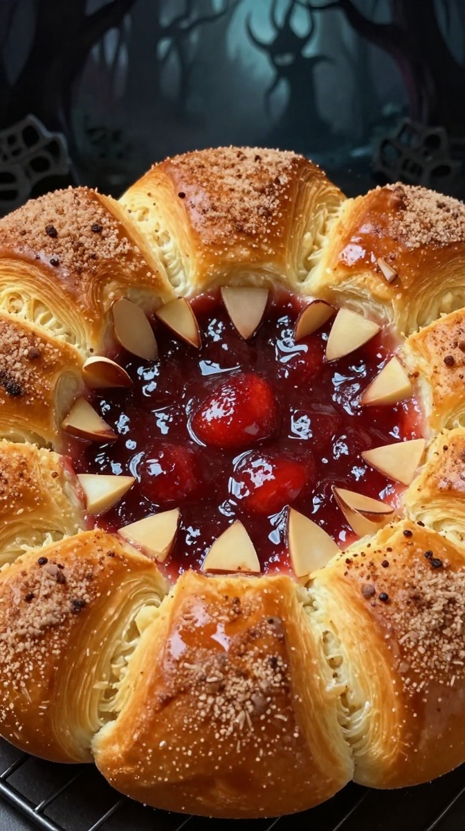 Stranger Things Demogorgon Strawberry Pull-Away Bread