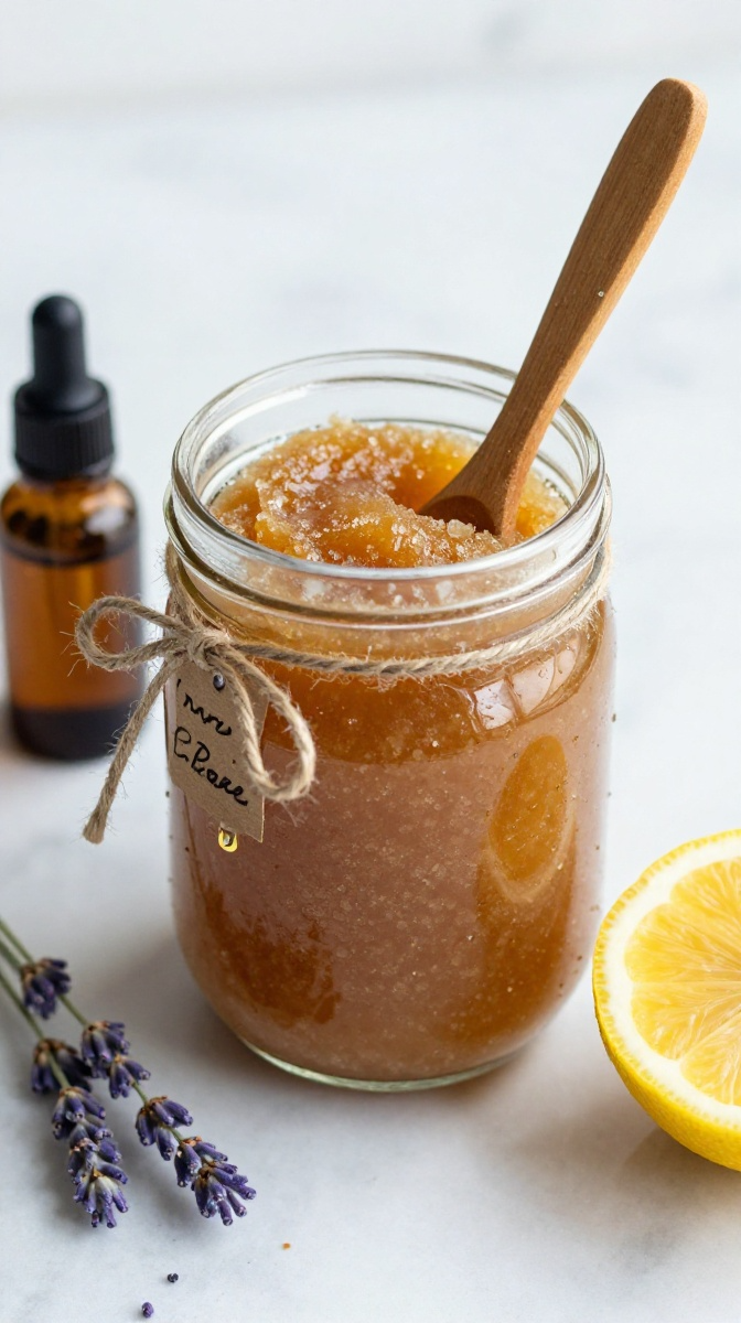 Sugar Scrub in a Pretty Jar