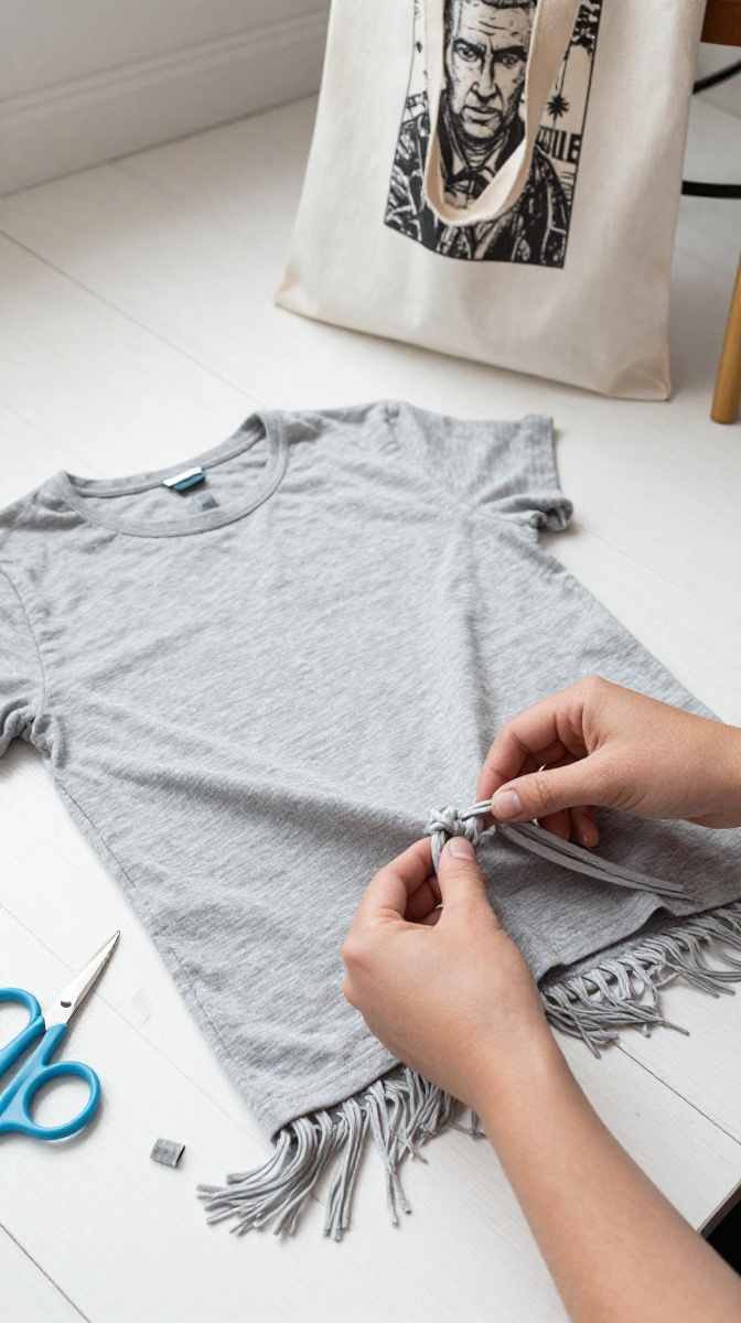 Upcycled T-Shirt Tote Bag