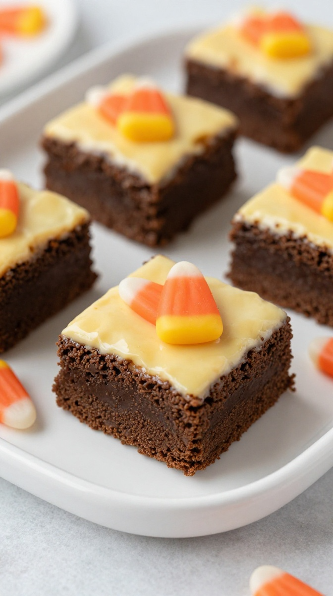 Vampire Bite Blood-Drizzled Brownies