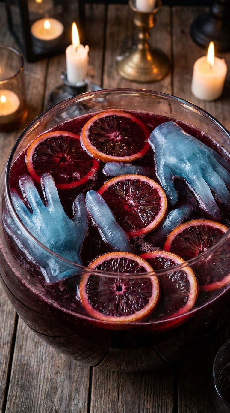 Vampire’s Blood Cherry Pomegranate Punch
