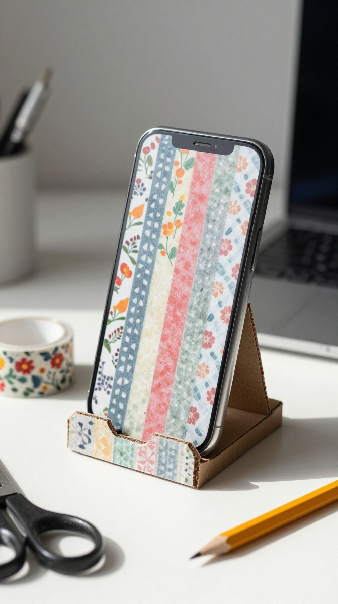 Washi Tape Phone Stands Zero Skill Required