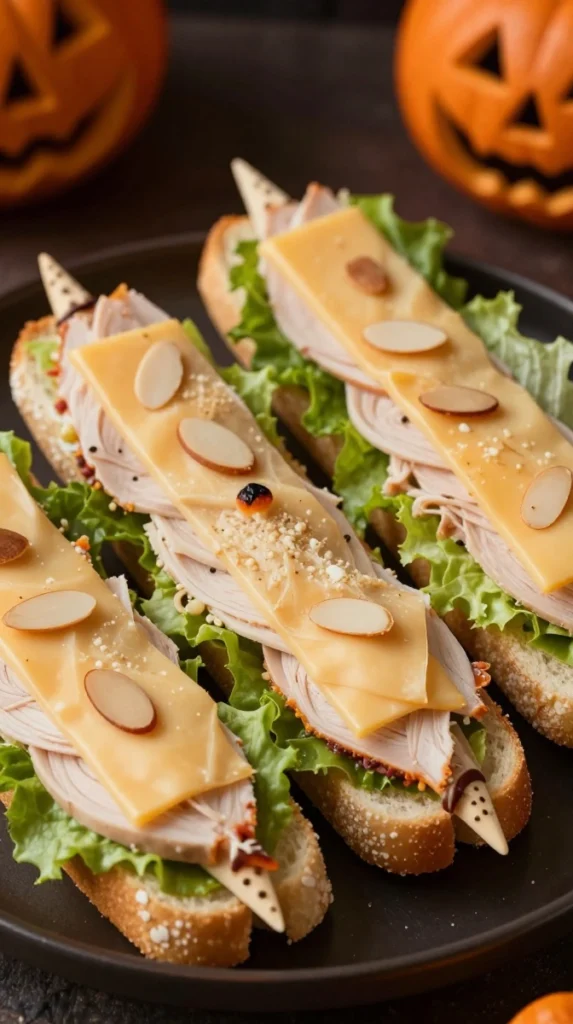 Witch Finger Sandwiches