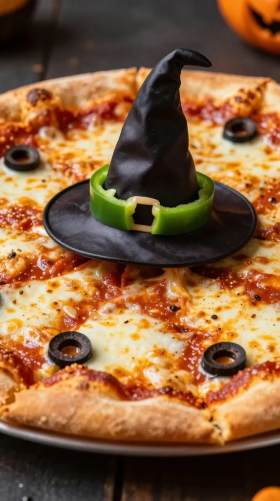 Witch Hat Pizza Bites