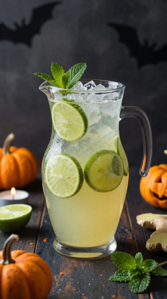 Haunted Ginger-Lime Punch