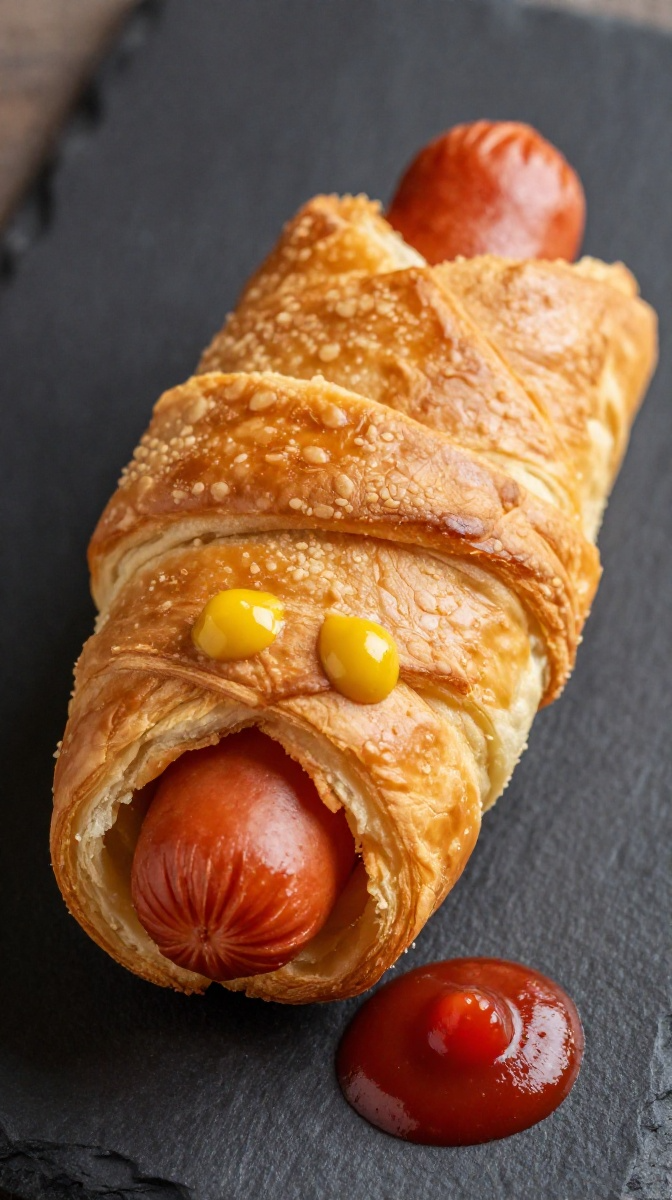 Crescent Roll Mummy Dogs